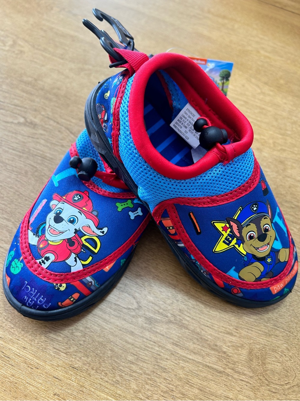 Paw Patrol Kids Water Shoes in Blue and Red - Character Design